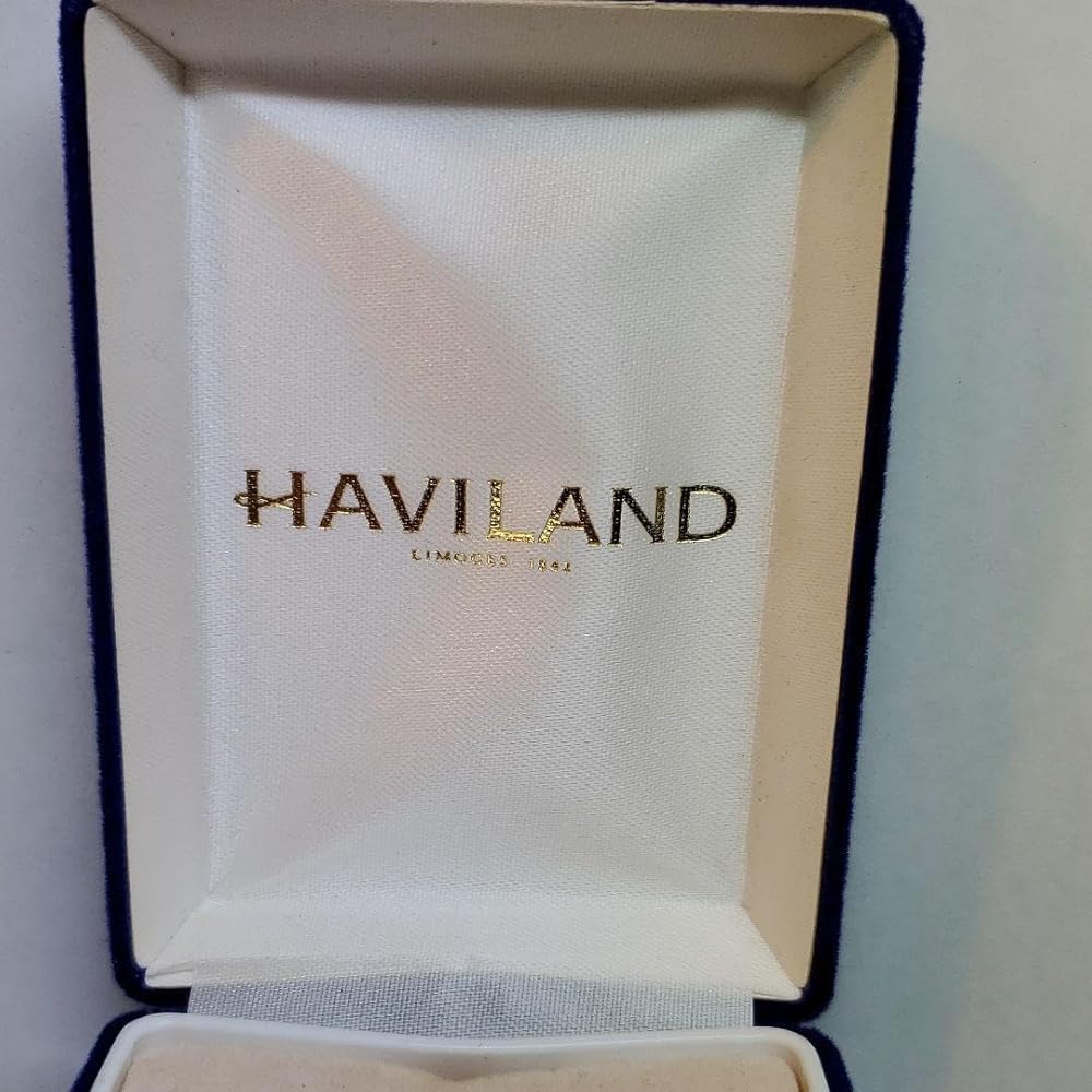 【未使用】アビランド　HAVILAND　ネックレス リモージュ焼　ペンダント 未使用】アビランド HAVILAND ネックレス リモージュ焼